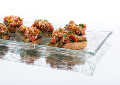 heirloom tomato bruschetta
