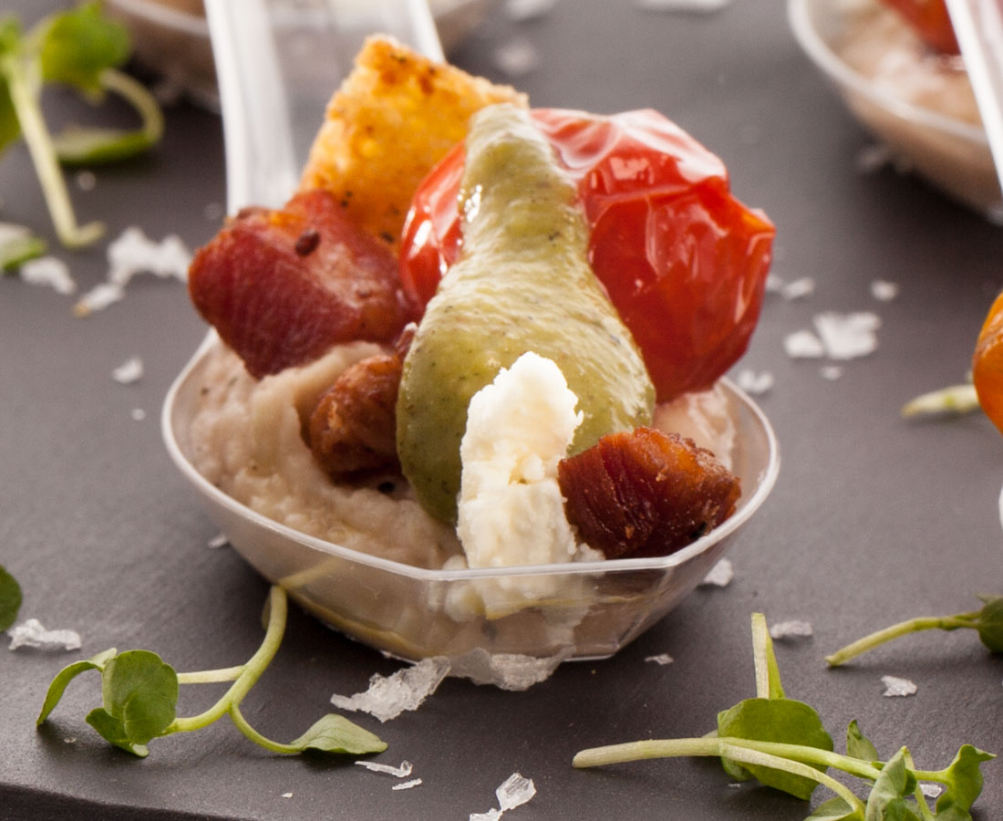 white bean puree