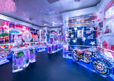 ice bar las vegas evel kneivel motorcycle