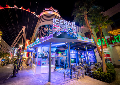 ice bar las vegas exterior architectural photography