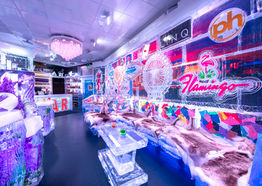 ice bar las vegas interior architectural photographer