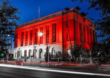 the mob museum las vegas exterior