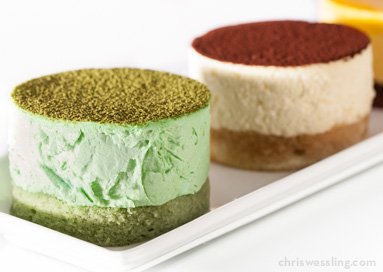 green tea ice creame sandwhich