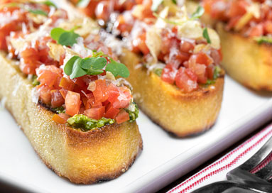 frescos westgate resort bruschetta credit las vegas food photographer chris wessling