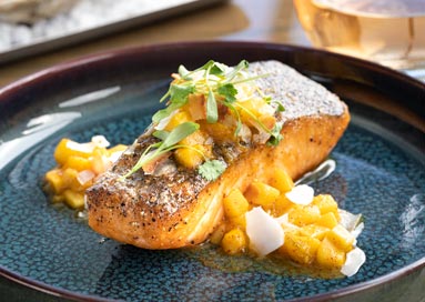 salmon with mango-lime salsa credit chris wesssling