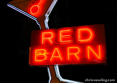 red barn neon sign las vegas